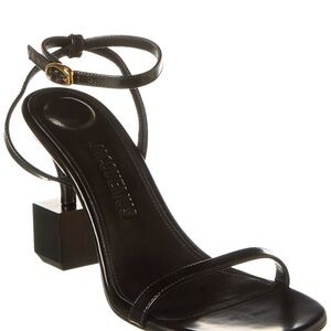 Jacquemus Black Block Heel Sandals